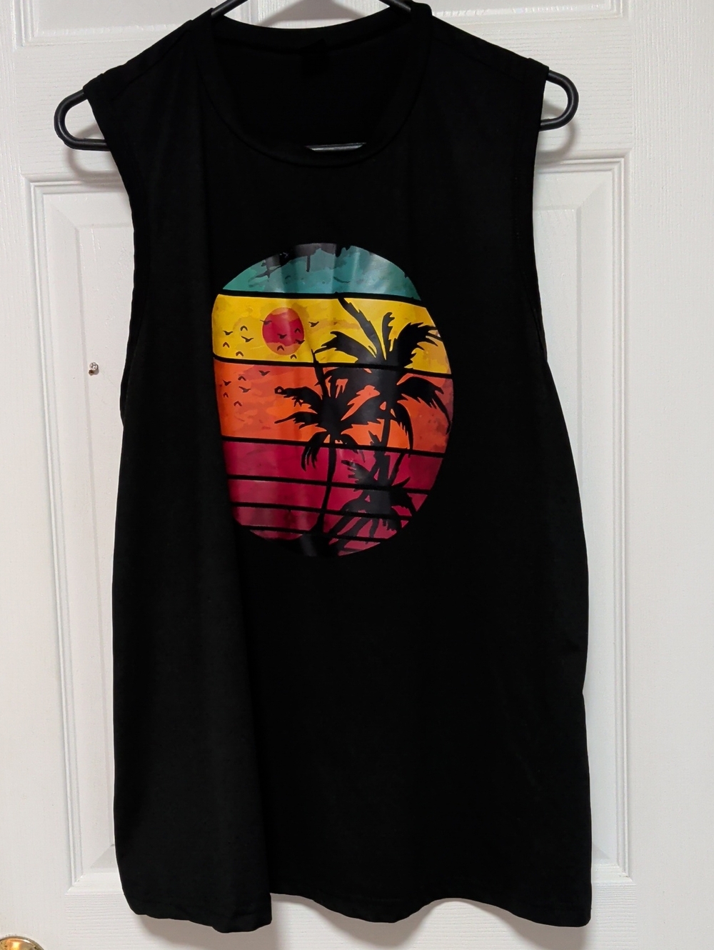 SHEIN Plus Size Black Curve Top with Graphic Accent